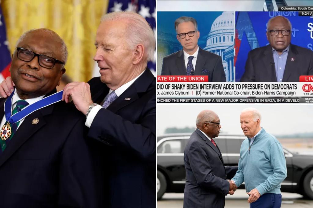 Jim Clyburn acknowledges Dems are still being hurt by cover-up of Biden’s declining health