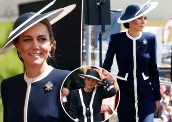 Kate Middleton nods to Princess Diana in nautical outfit at ship christening
