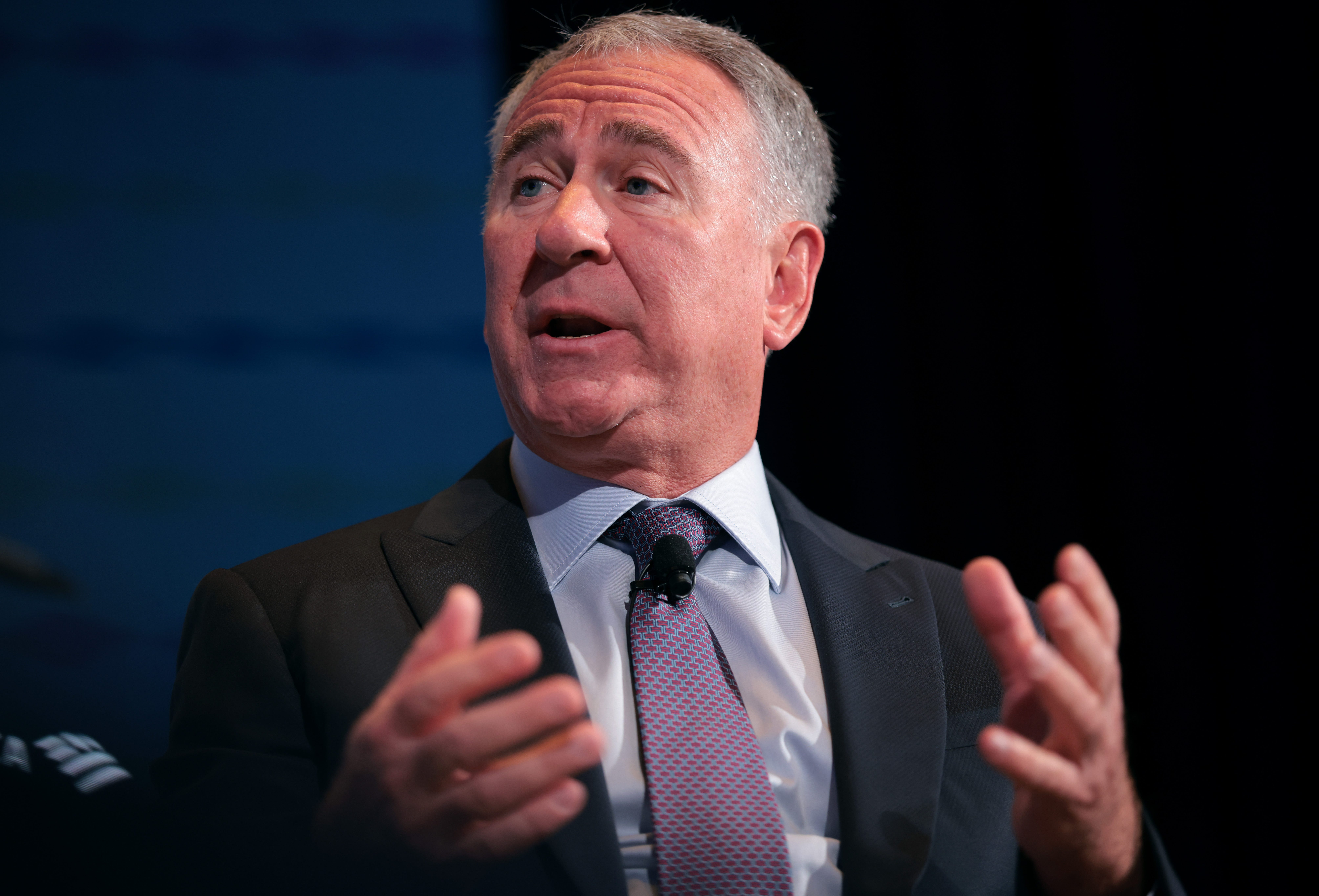 Citadel founder and CEO Ken Griffin speaking at the Semafor World Economy Summit in Washington, DC.