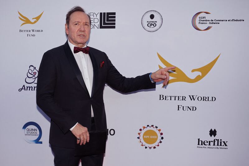 Kevin Spacey at Cannes in 2025