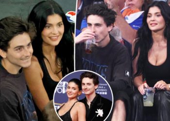Kylie Jenner and Timothée Chalamet cozy up at Knicks game after flashy red carpet debut