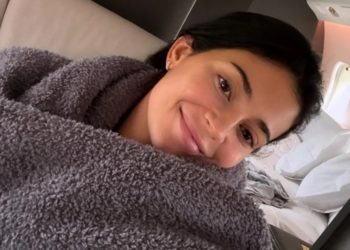 Kylie Jenner goes barefaced on private jet and more star snaps