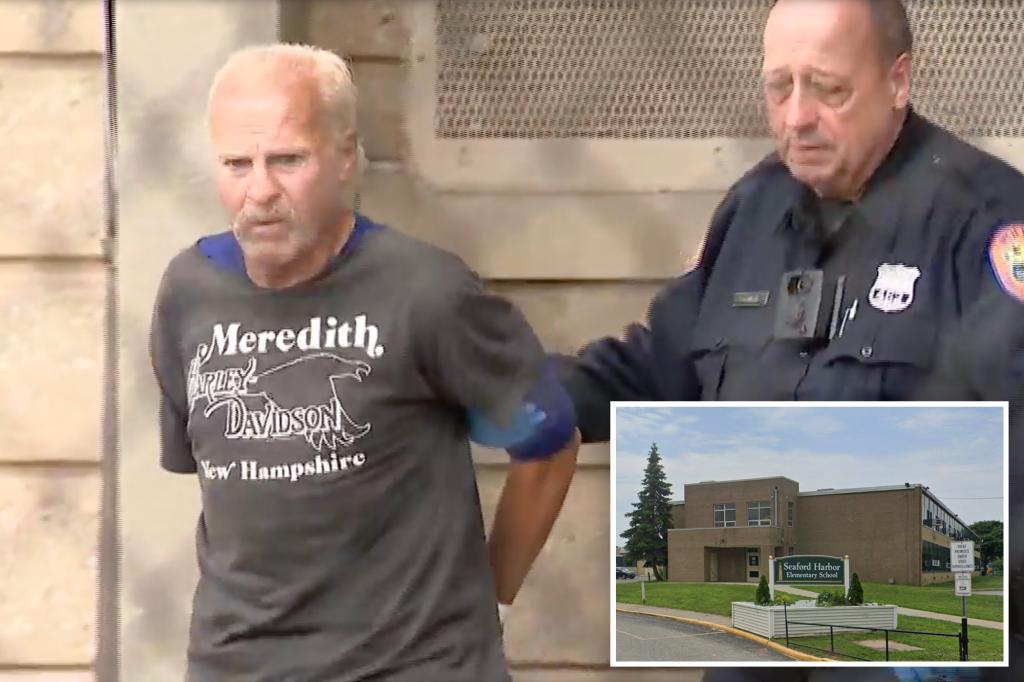 LI man yelled death threats at 5-year-old elementary kids from his backyard: cops