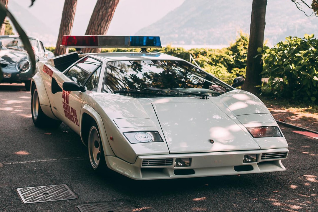 Lamborghini Celebrates Motorsport at Lake Como with Countach Pace Car