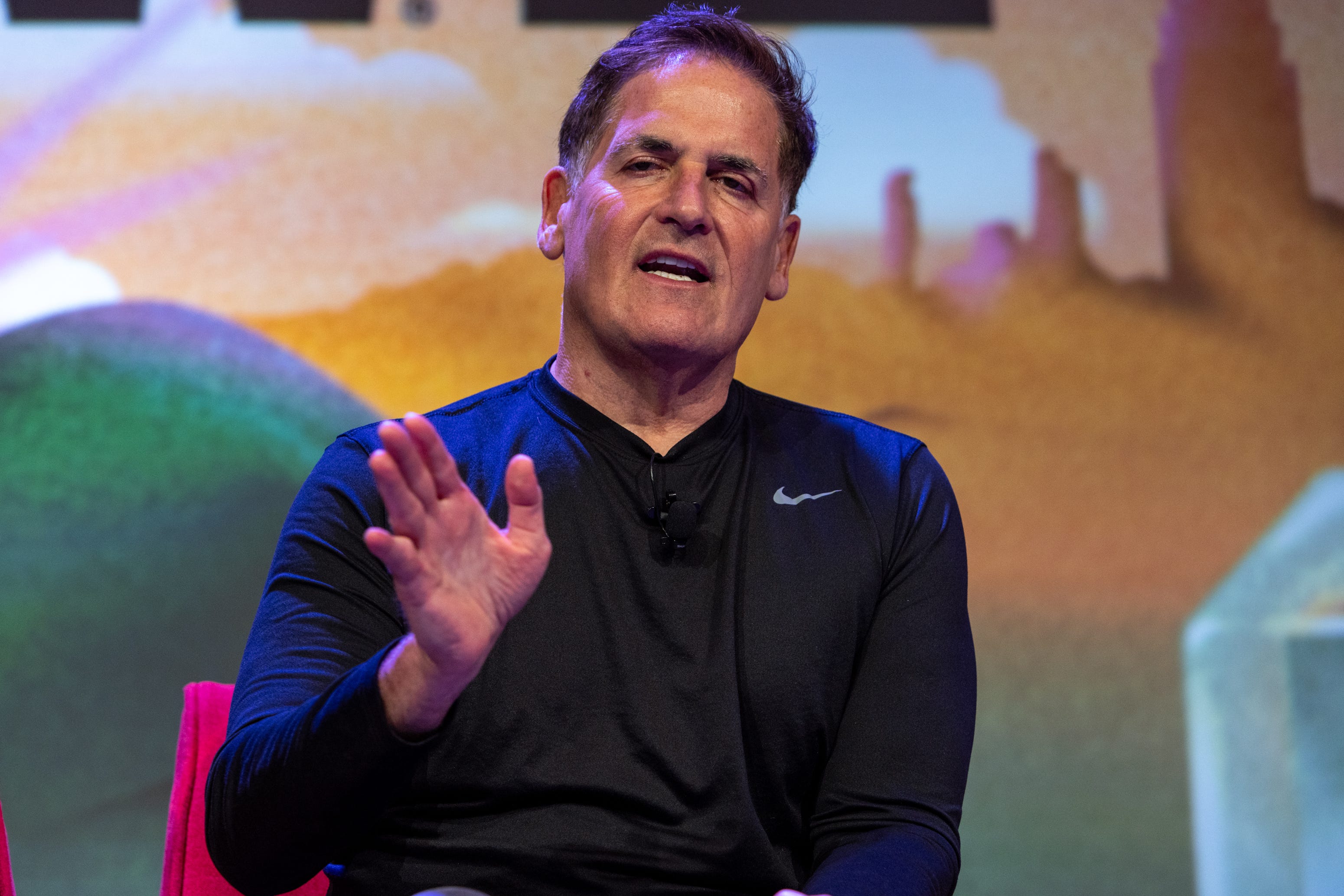 Mark Cuban speaking at the SXSW conference in Austin, Texas.