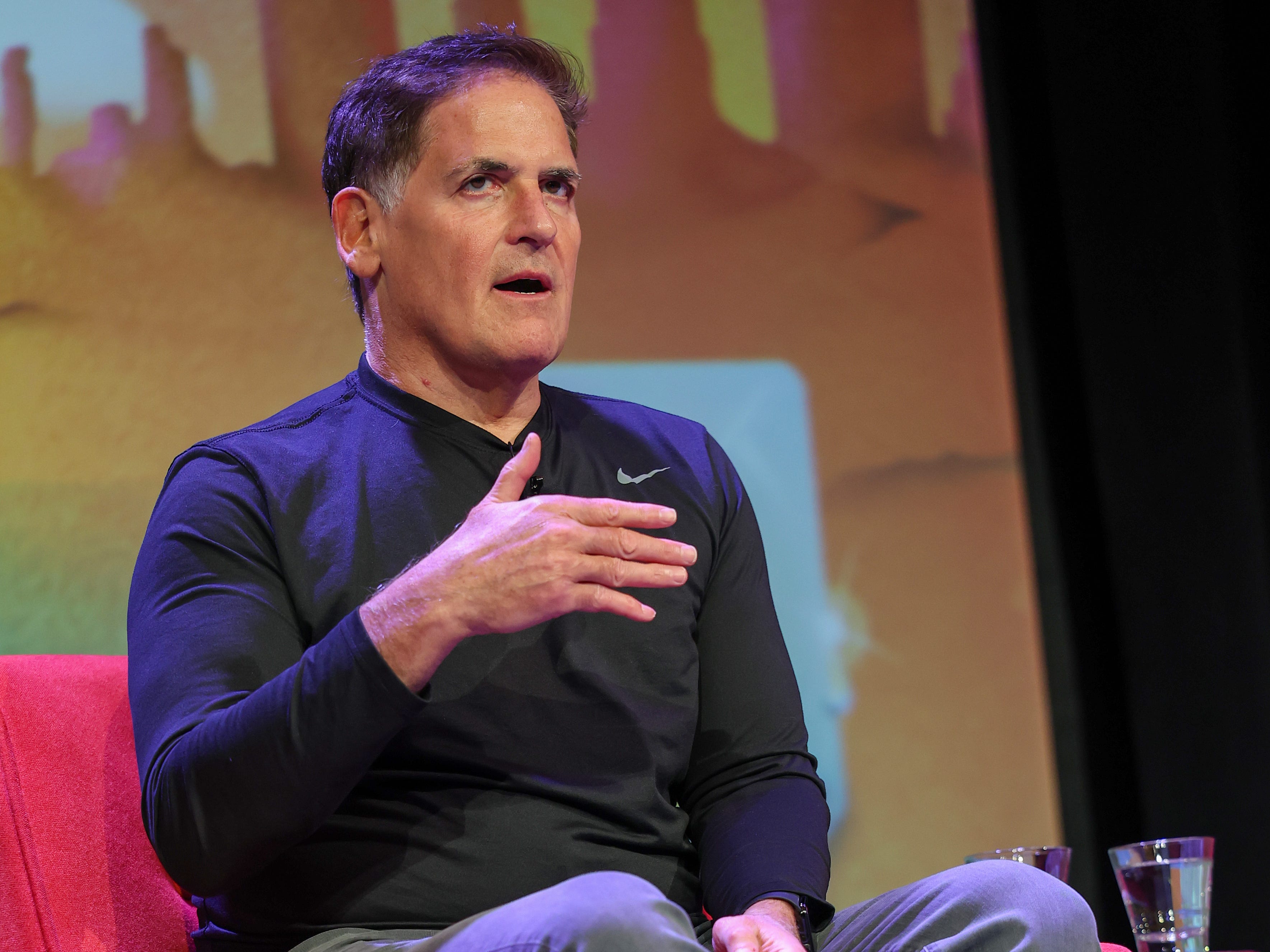 Mark Cuban speaking at the SXSW Conference and Festival at Hilton Austin in Austin, Texas.