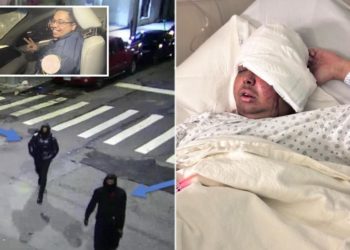 Masked thugs brutally beat, rob uniformed NYPD cop in brazen attack