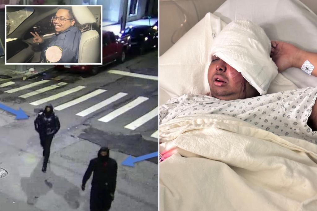Masked thugs brutally beat, rob uniformed NYPD cop in brazen attack
