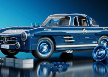 Mattel Brick Shop Unveils Mercedes-Benz 300 SL Model
