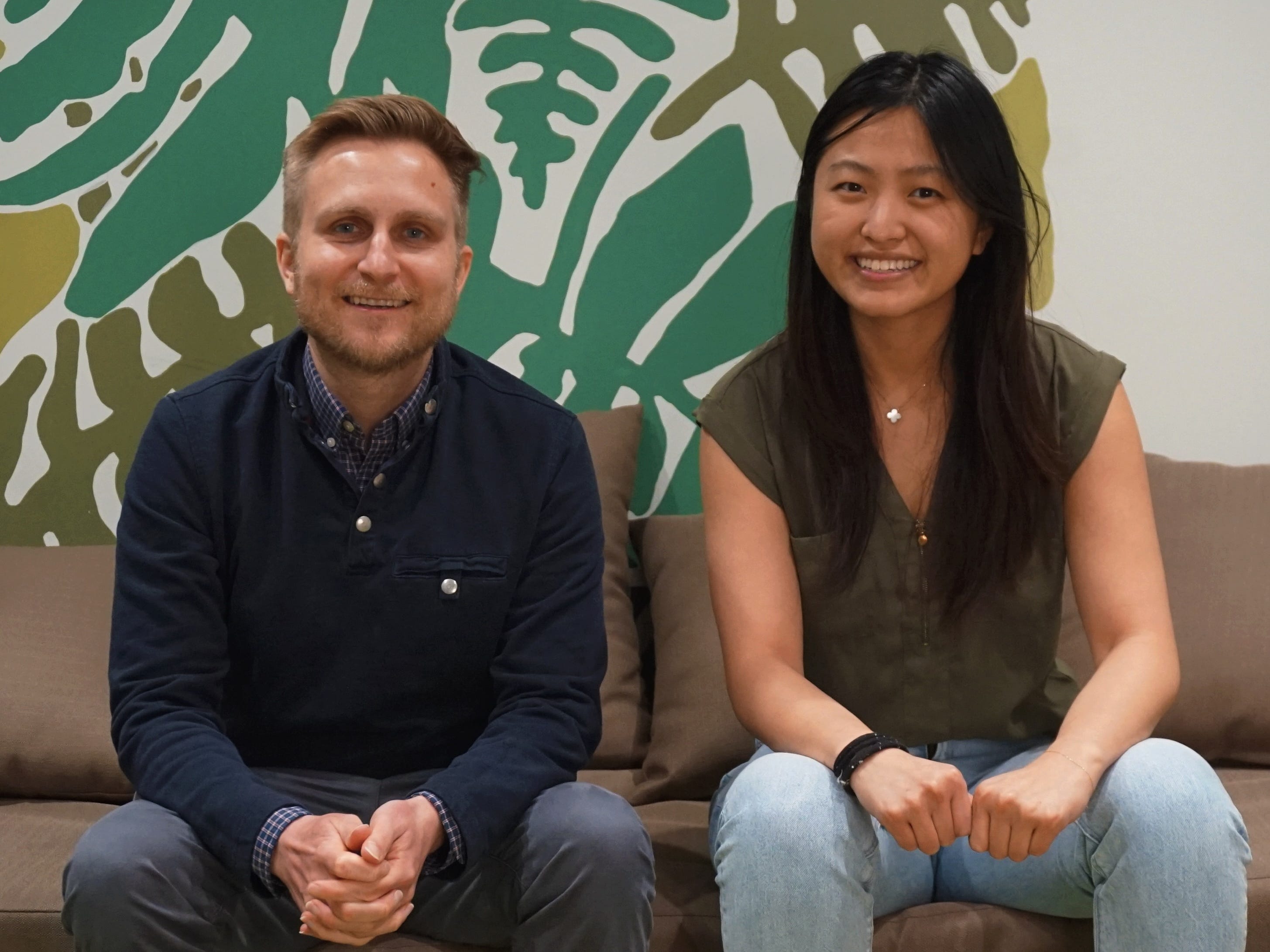 Marveri cofounders Connor Acle and Emily Mu.