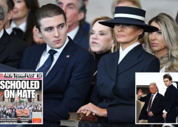 Melania Trump quashes conspiracy theory about Barron Trump and why the president is targeting Harvard