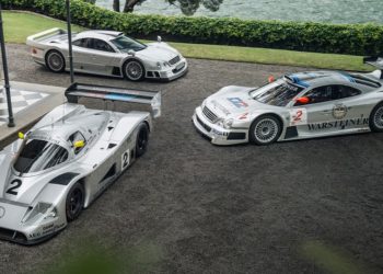 Mercedes-Benz Shows Off Rare CLK GTR Duo in Lake Como