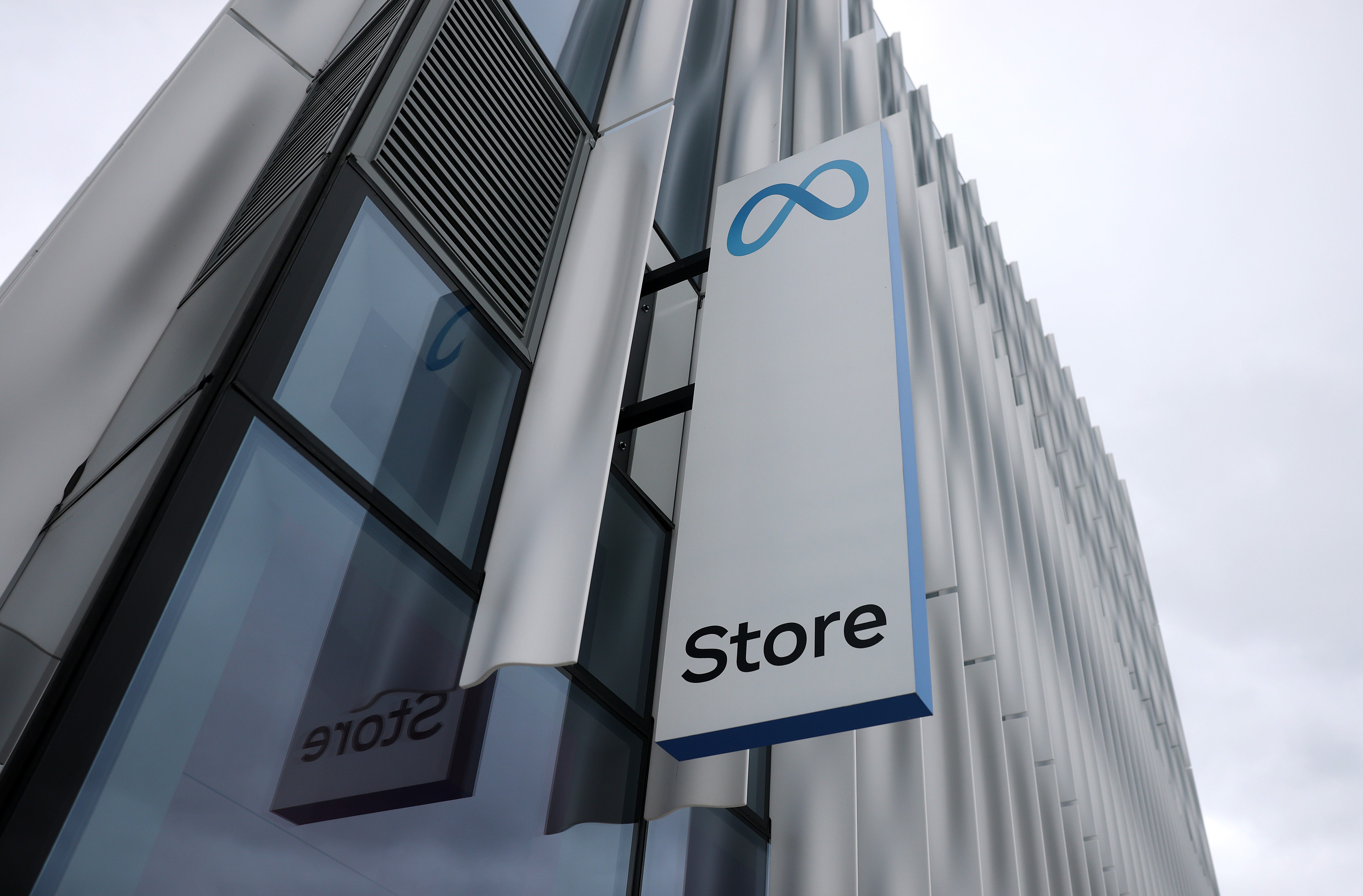 Meta Store sign