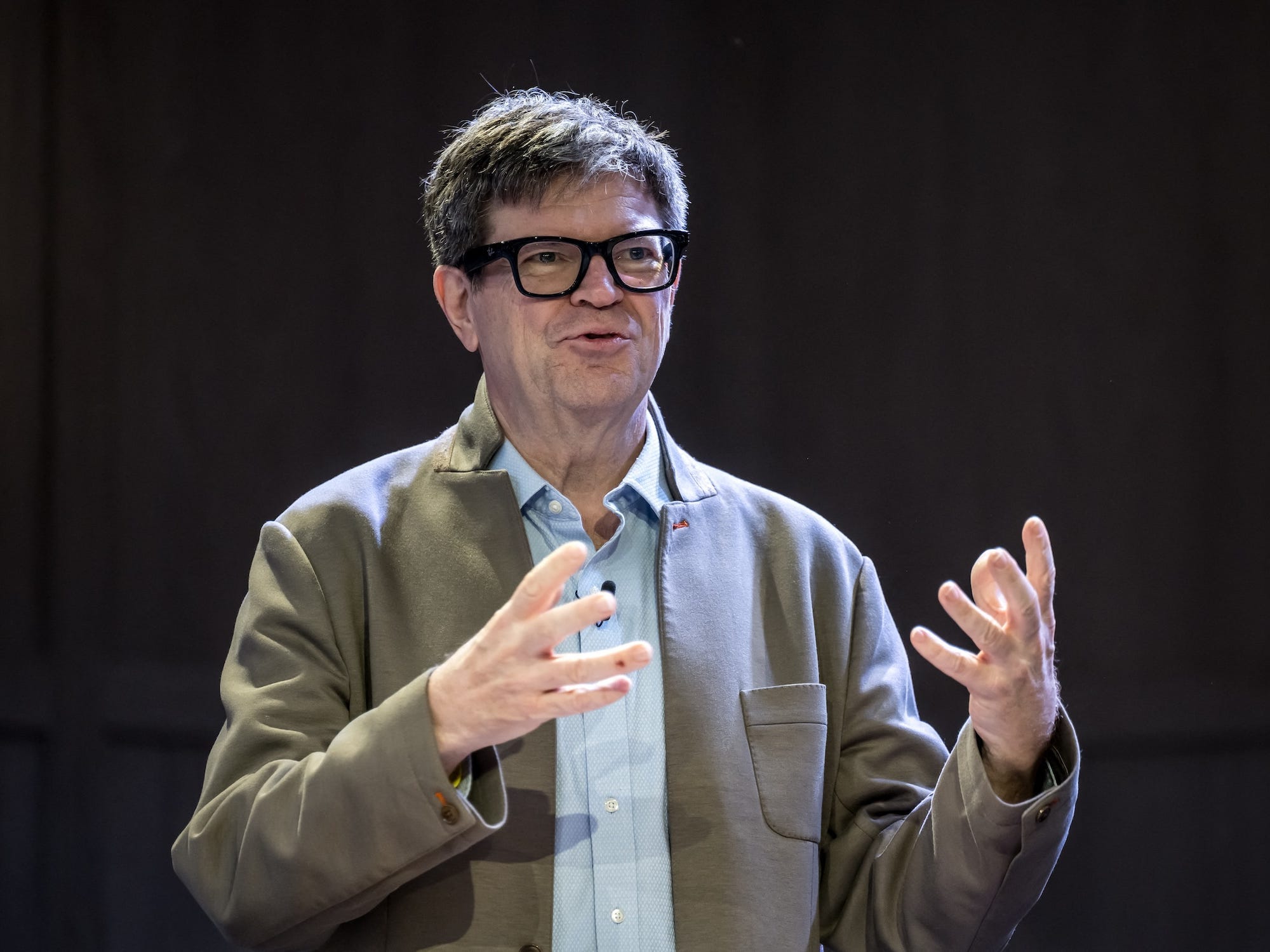 Yann LeCun speaking onstage.