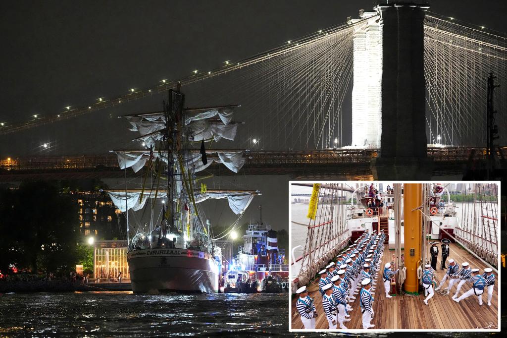 Mexican Navy tall ship that struck Brooklyn Bridge was on annual transcontinental journey to finish cadet training