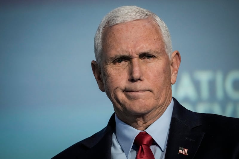Former Vice President Mike Pence said it's a