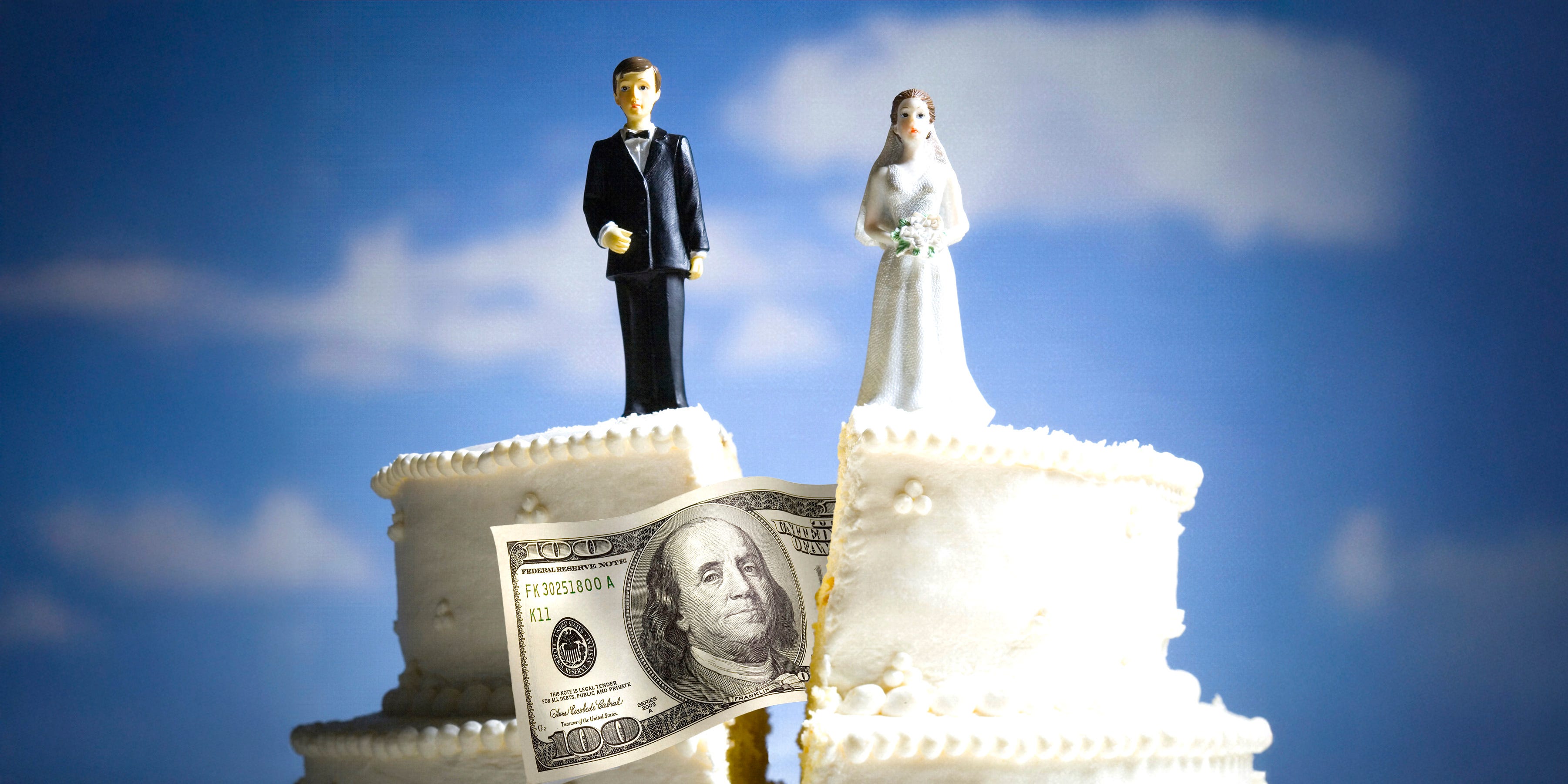 Wedding cake divorce.