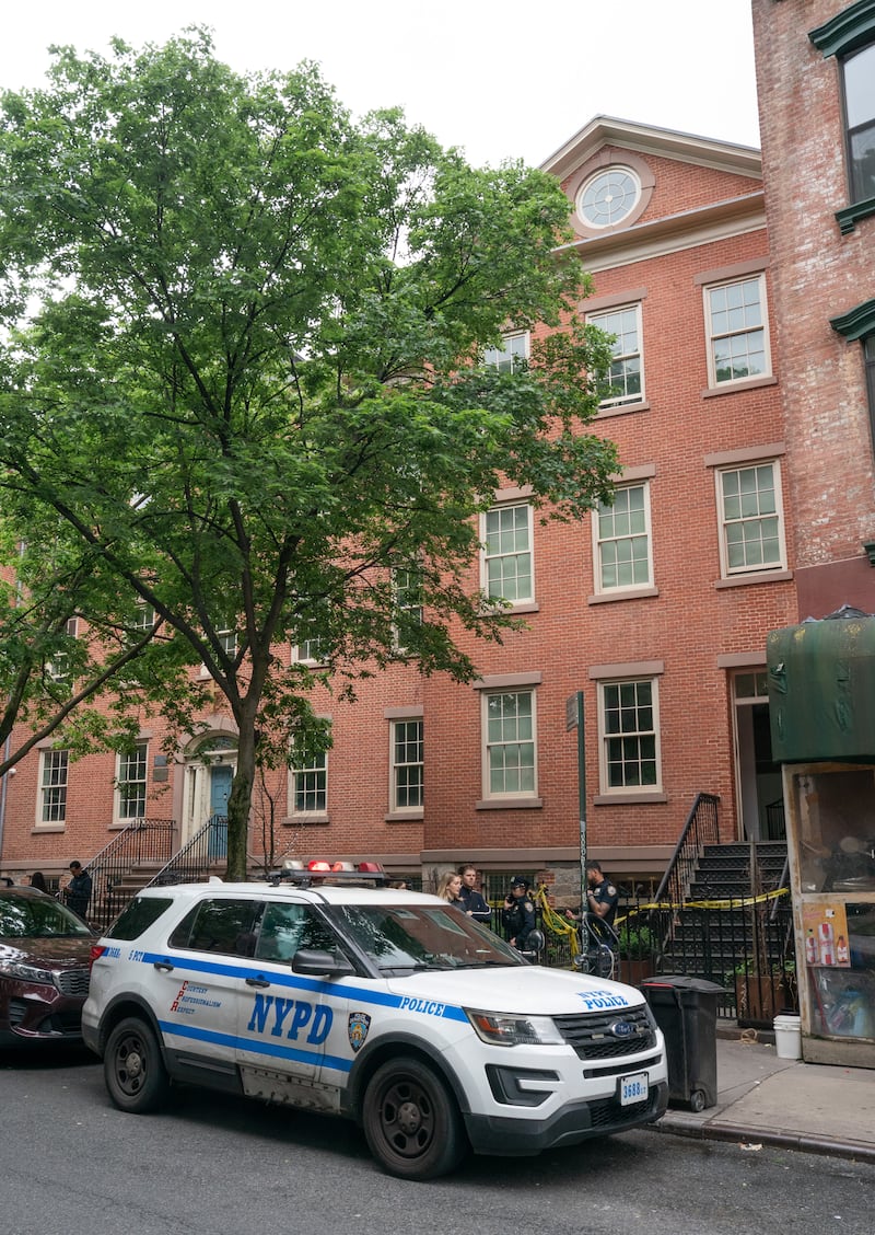 The townhouse where the alleged torture occurred