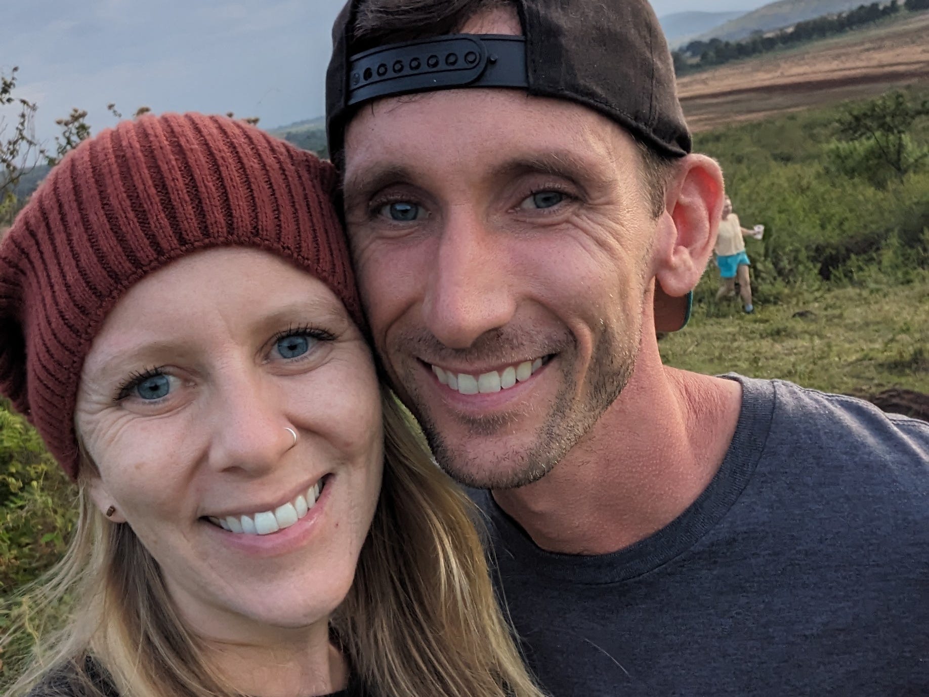 selfie of Johnathan Shuman and his wife