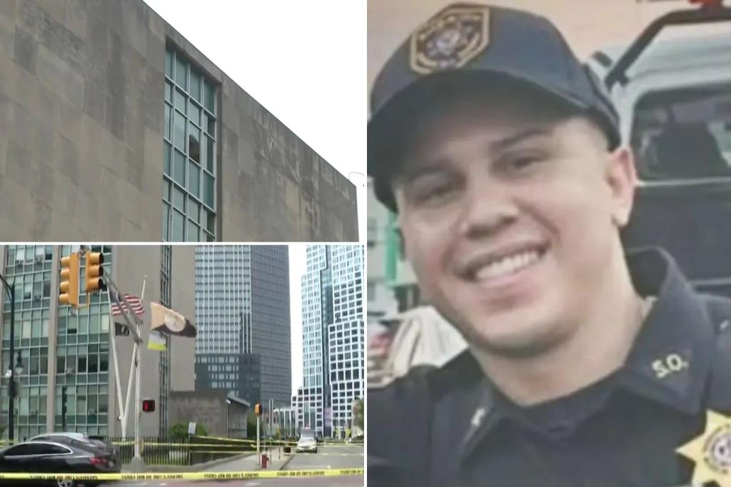 New Jersey county sheriff’s officer, 29, dead after falling from 9th-floor window