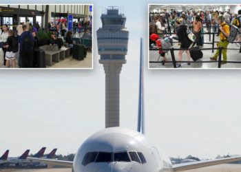 Newark, Atlanta airports see further chaos with more than 500 flights disrupted – and passengers warned to expect delays over ‘FAA staffing issues’