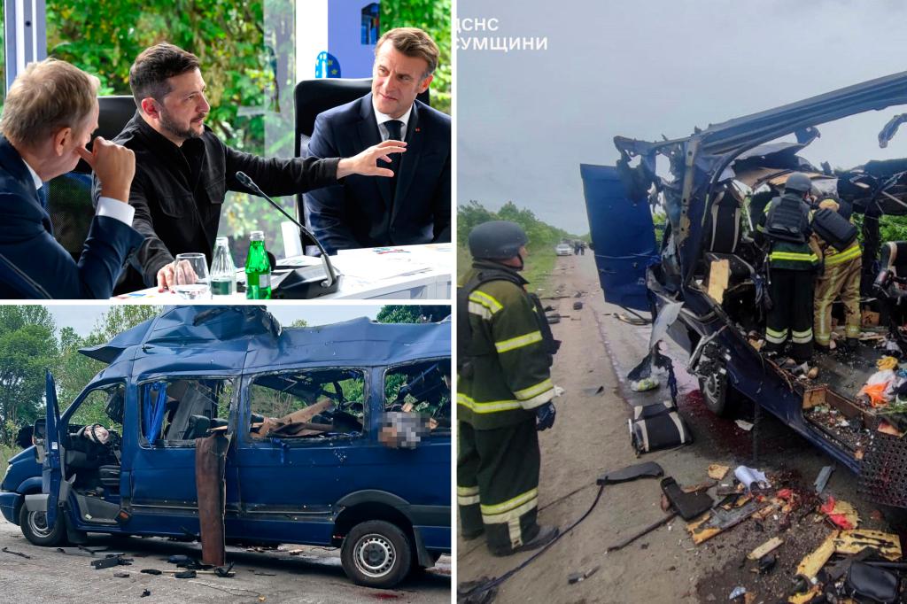 Nine Ukrainians killed in brutal Russian drone attack following failed cease-fire talks