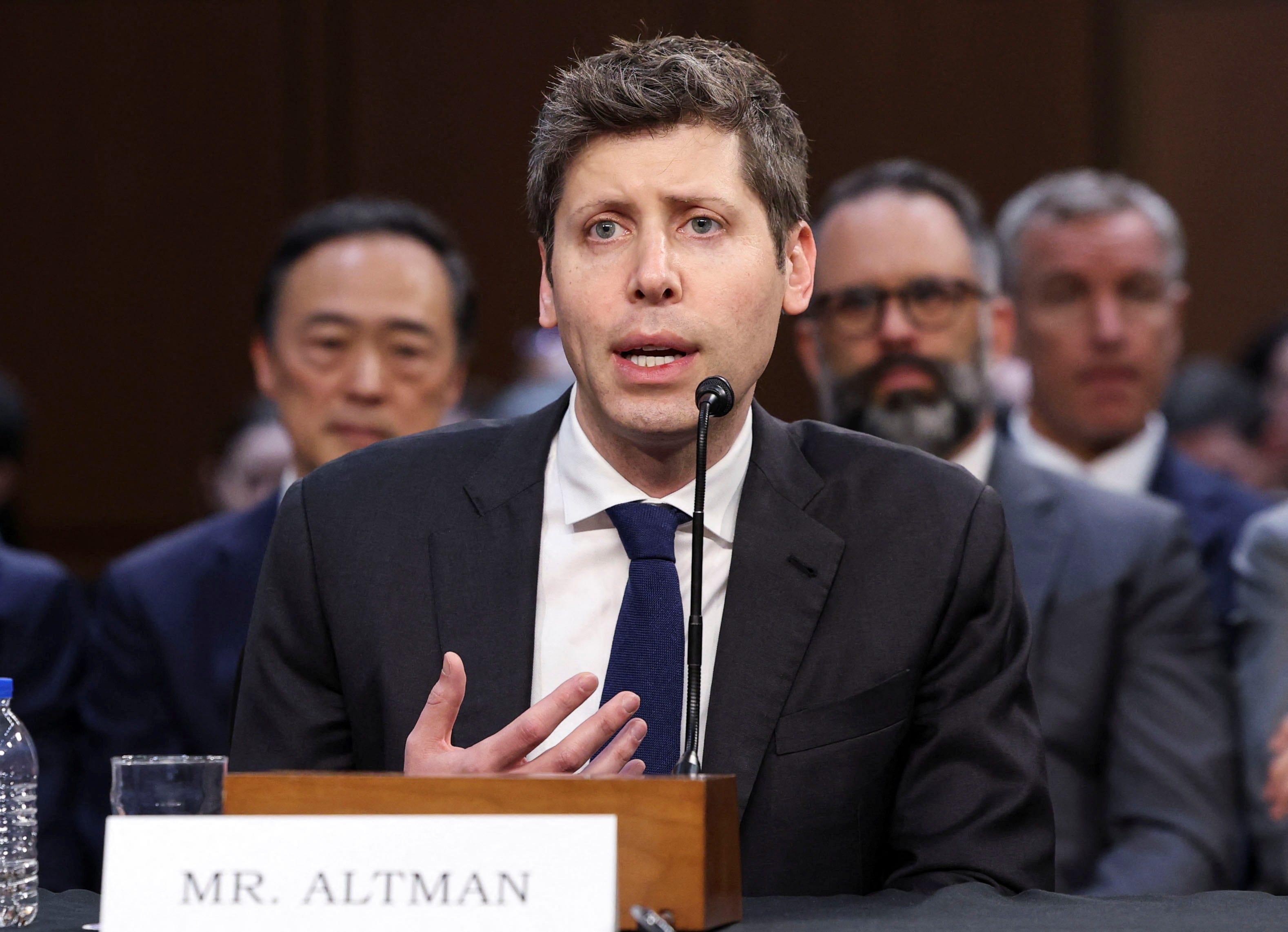OpenAI CEO Sam Altman testifies before Senate Commerce, Science, and Transportation Committee hearing on Capitol Hill in Washington