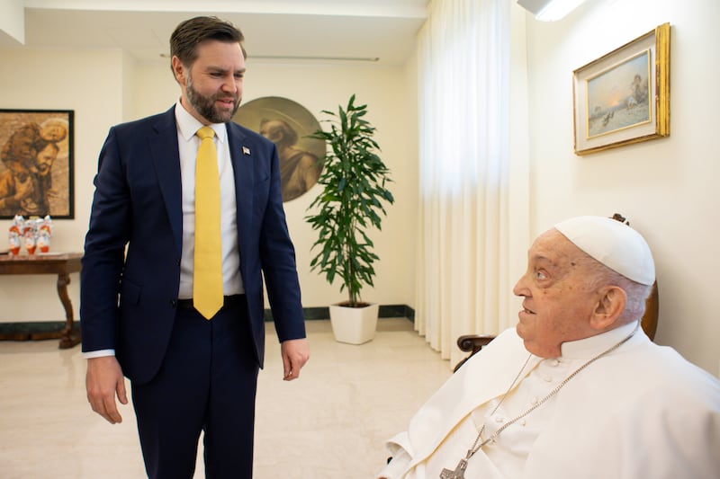JD Vance and Pope Francis