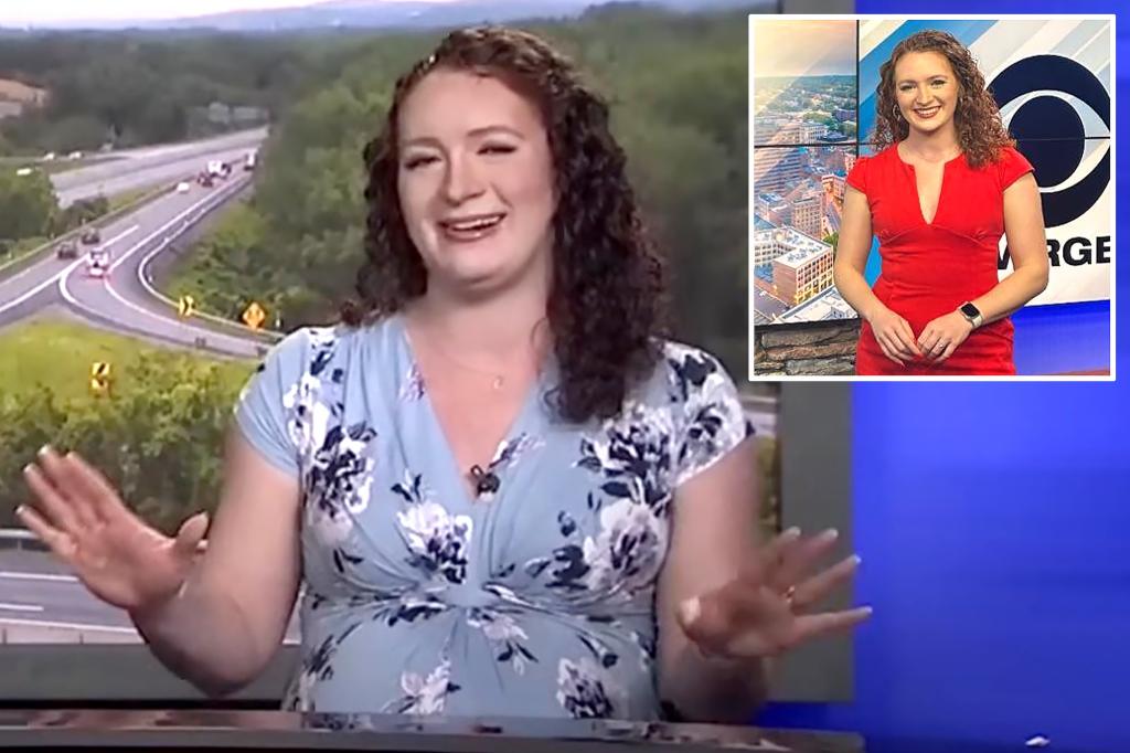 Pregnant New York news anchor continues to deliver news in three-hour broadcast after her water breaks