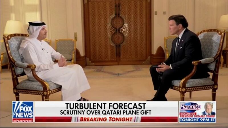 Qatar Prime Minister Sheikh Mohammed bin Abdulrahman bin Jassim Al Thani sat down with Fox News' Bret Baier for an interview on Wednesday night.