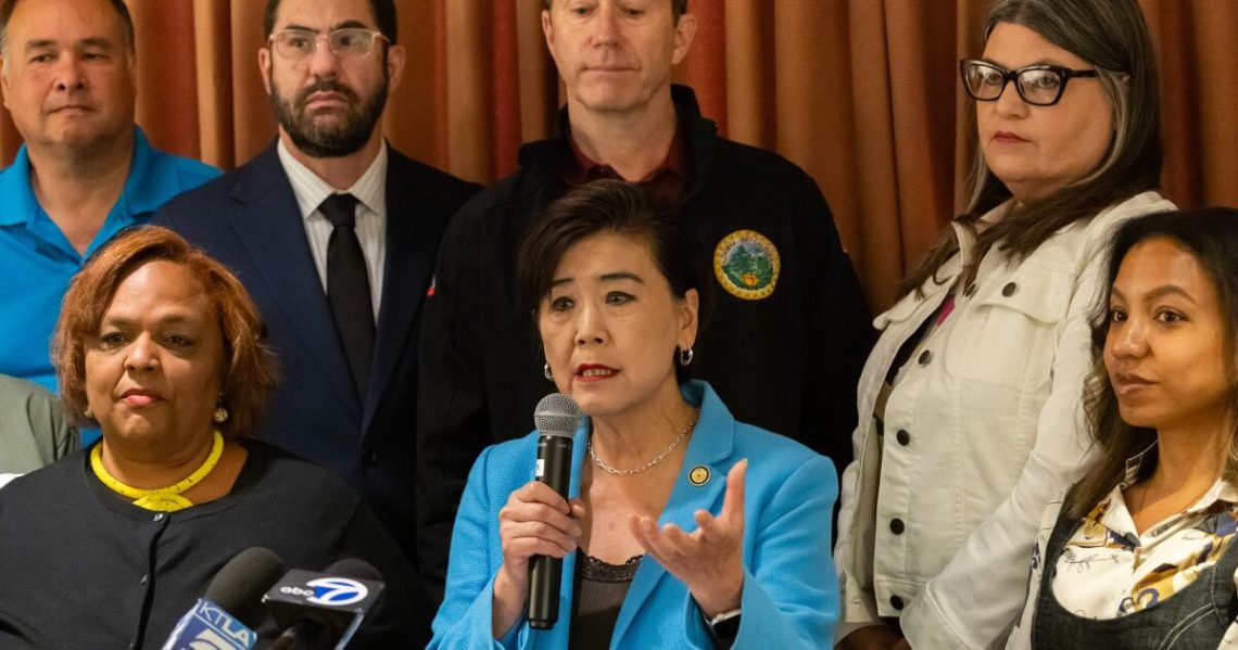 Rep. Judy Chu and advocates push FEMA for more housing assistance for Eaton fire survivors