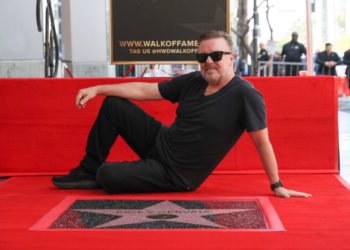 Ricky Gervais Celebrates “Embarrassing, Awkward” Moment Getting Star On Hollywood Walk Of Fame