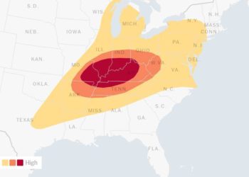 Risk of Severe Weather Looms Over Eastern Half of the U.S.