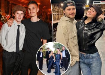 Romeo and Cruz Beckham seemingly mock Brooklyn’s wife Nicola Peltz in savage comments amid family feud