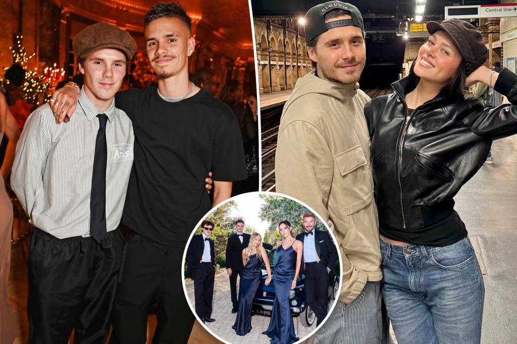 Romeo and Cruz Beckham seemingly mock Brooklyn’s wife Nicola Peltz in savage comments amid family feud