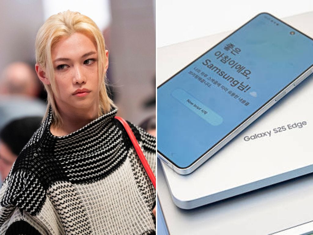 Samsung tapped Stray Kids' Felix Lee to promote its new phone.