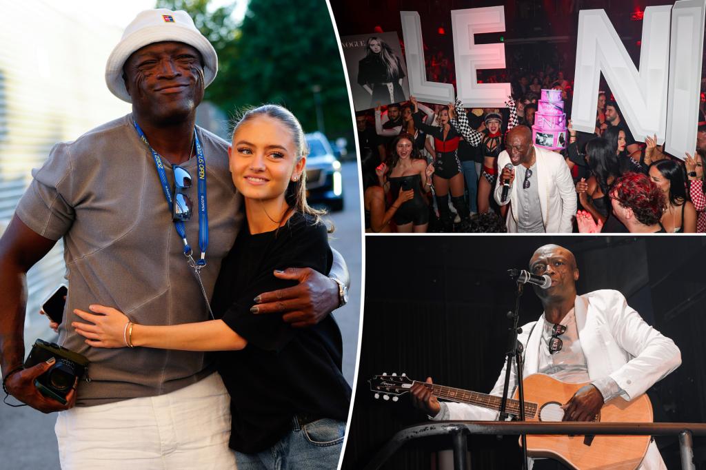 Seal serenades daughter Leni during her 21st birthday party in Miami nightclub
