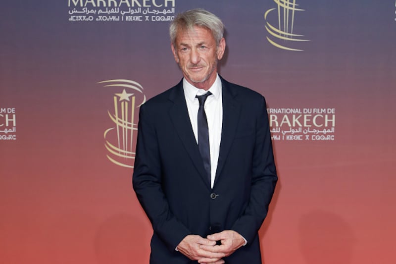 MARRAKECH, MOROCCO - NOVEMBER 30: Sean Penn attends the Tribute to Sean Penn during Day Two Of the 21st Marrakech International Film Festival on November 30, 2024 in Marrakech, Morocco. (Photo by Antoine Flament/WireImage)