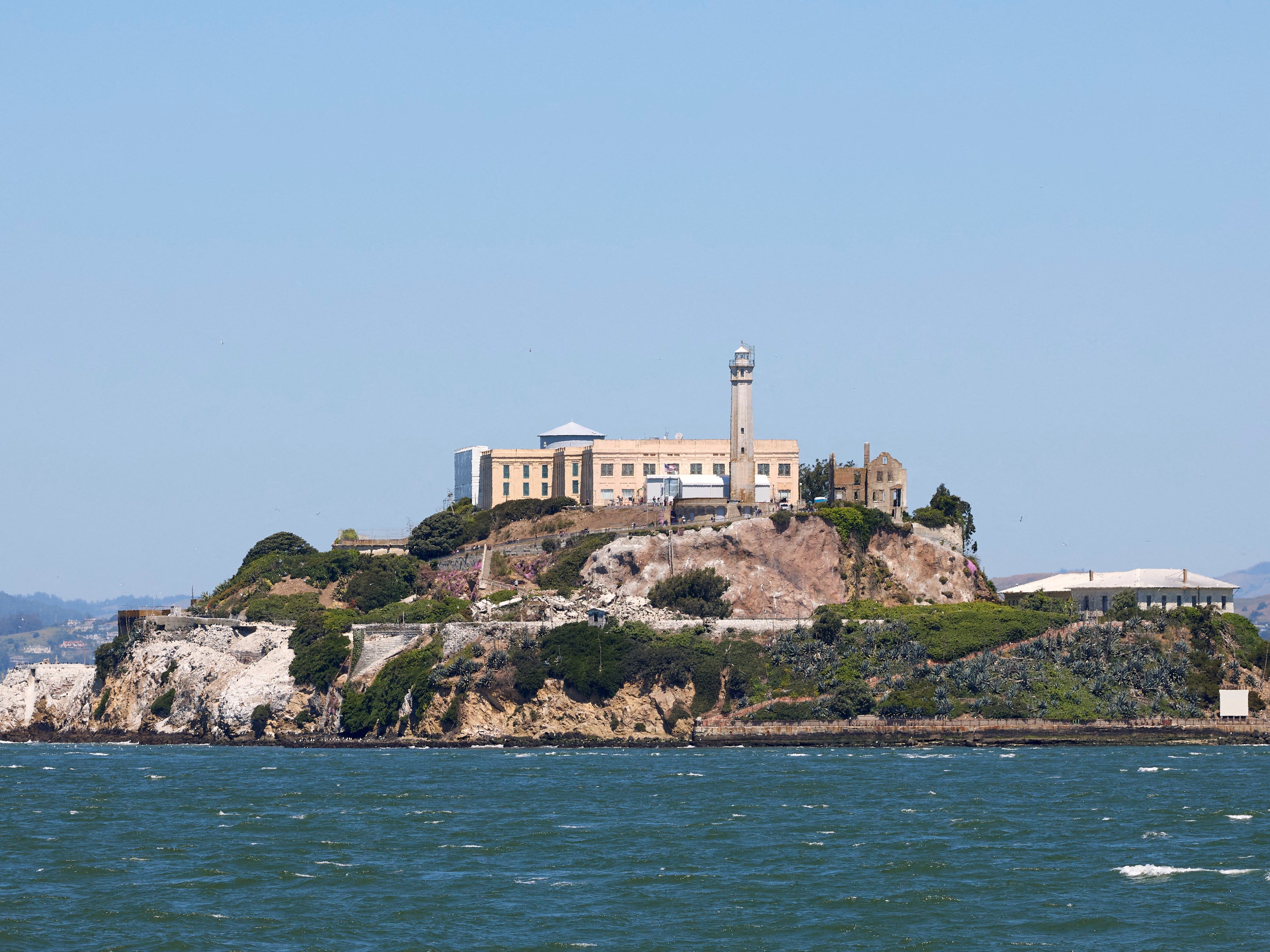 Buildings on Alcatraz Island