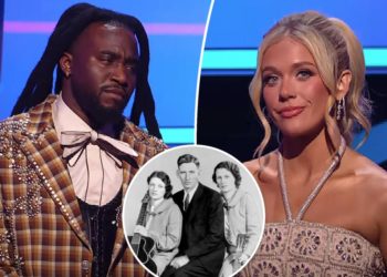 Shaboozey gives shady side-eye to Megan Moroney for saying Carter Family ‘basically invented’ country music at AMAS 2025