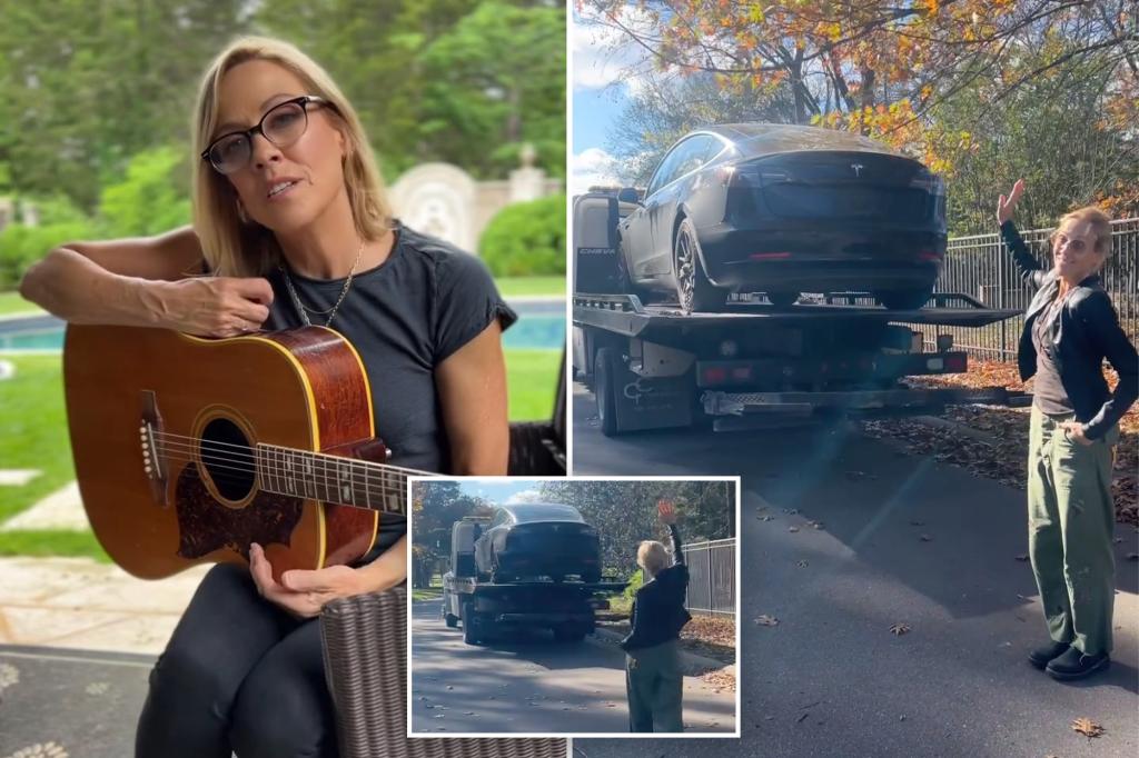 Sheryl Crow says armed man broke onto her Nashville property after selling her Tesla in protest of Elon Musk