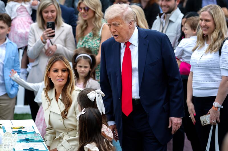 Donald and Melania Trump