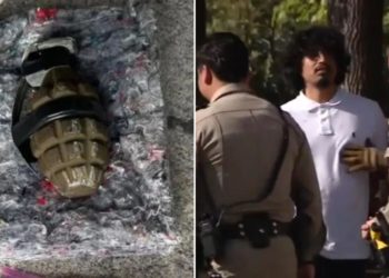 Suspected car thief hurls live grenade at Calif. cops during wild car chase