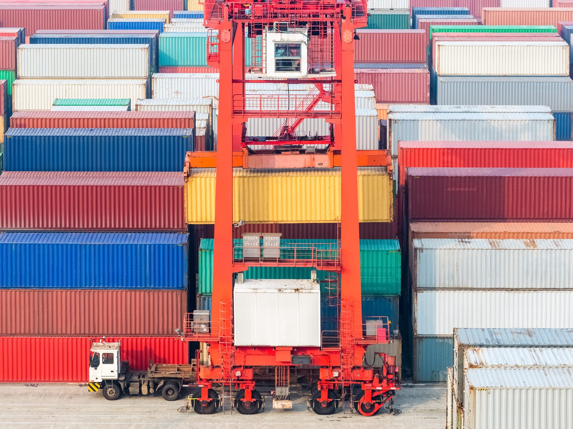 Shipping container.