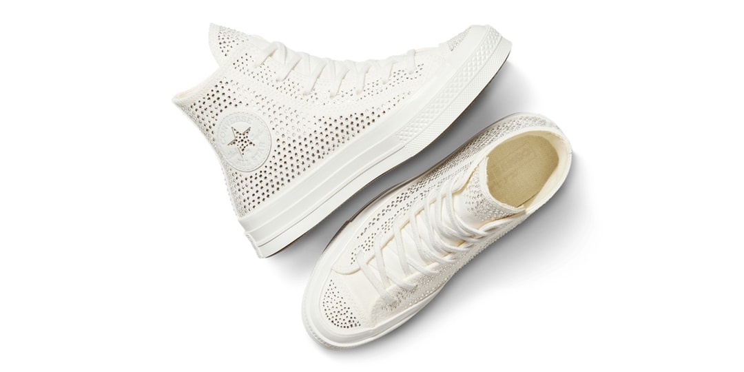 The $450 USD Converse Chuck 70 Hi Shines Bright With Swarovski Crystals
