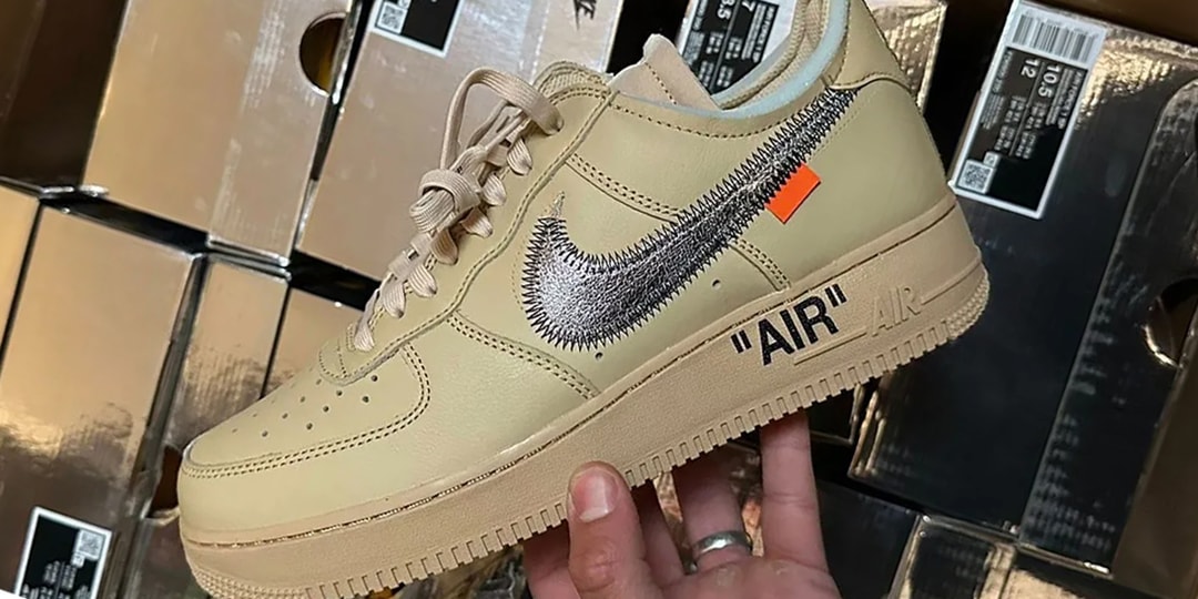 The Off-White™ x Nike Air Force 1 Low “Sesame” to Release This Year