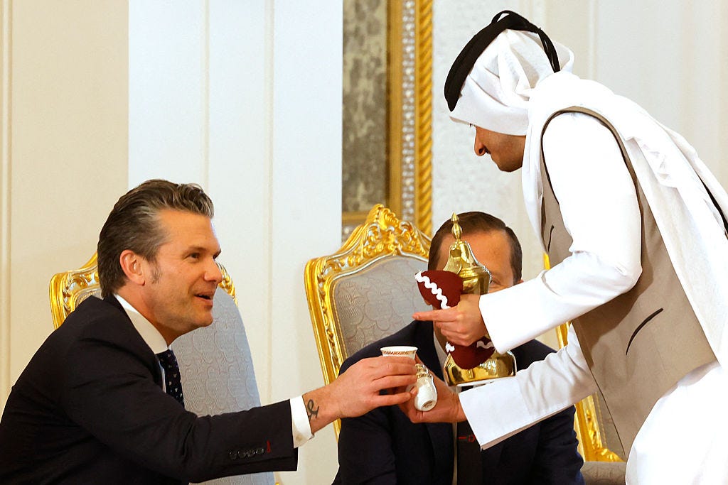 Hegseth in Qatar
