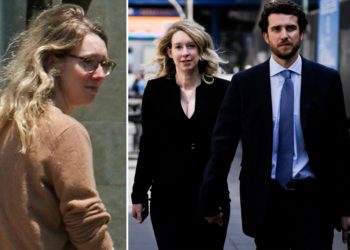 Theranos felon Elizabeth Holmes advising baby-daddy on new blood-testing startup from behind bars: report