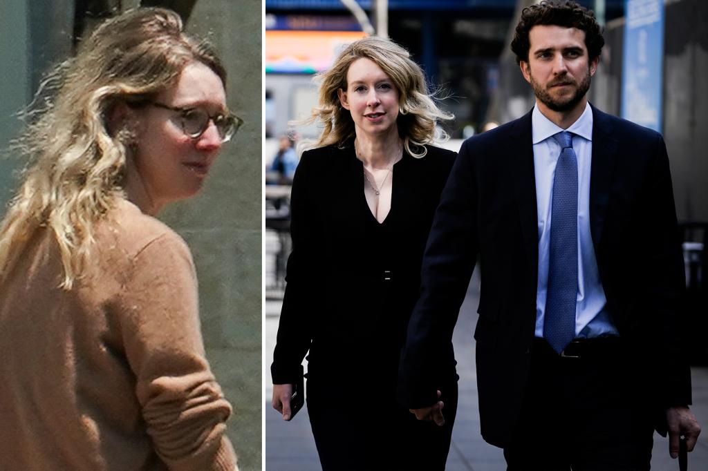 Theranos felon Elizabeth Holmes advising baby-daddy on new blood-testing startup from behind bars: report