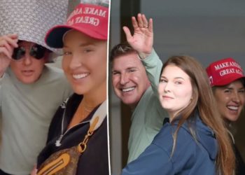 Todd Chrisley all smiles on shopping trip with daughter Savannah in first sighting after prison release